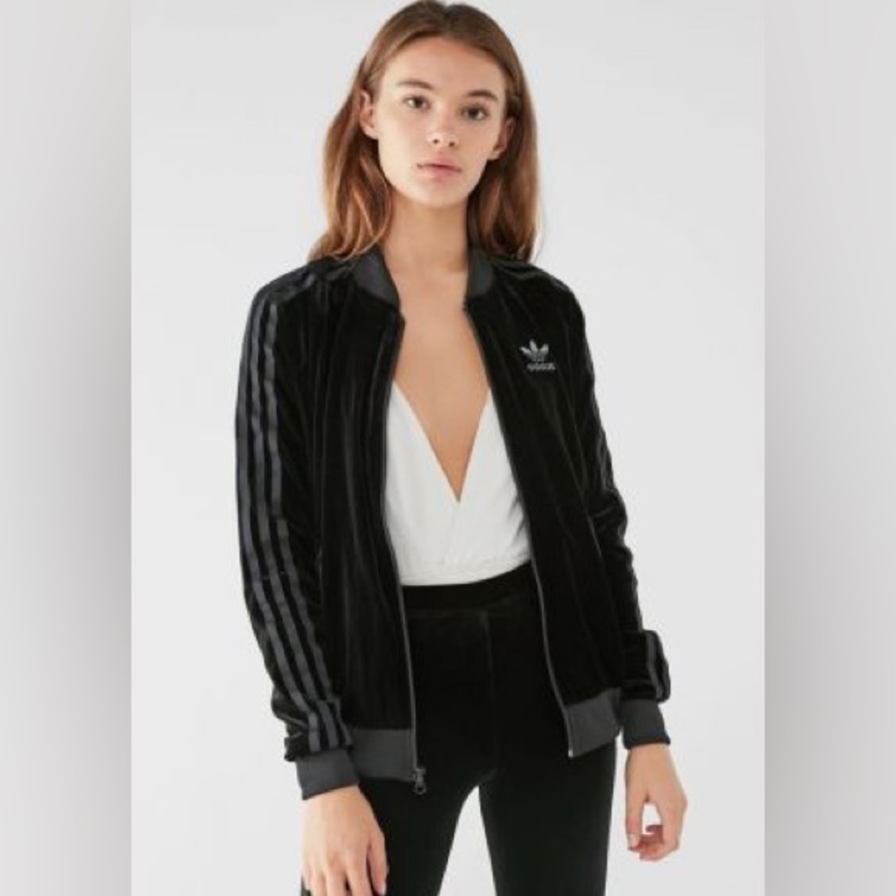 Adidas Velvet Track Jacket
